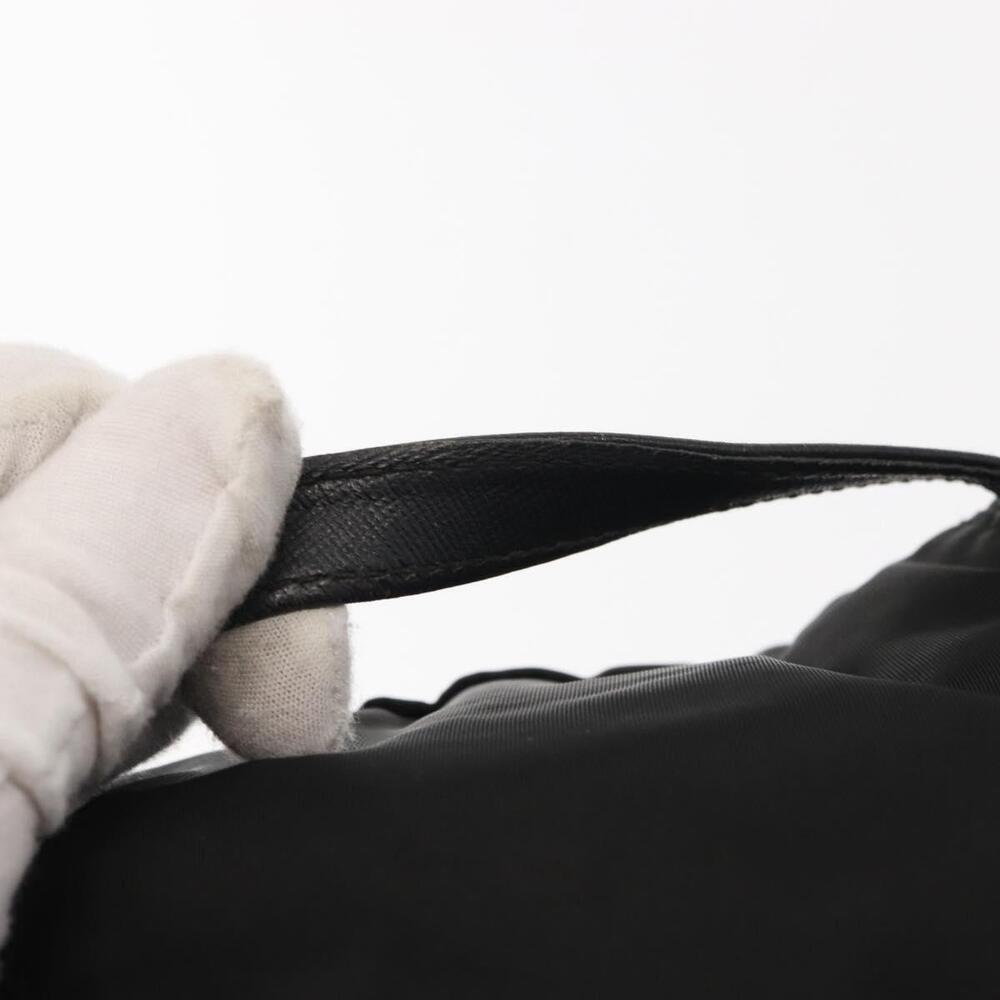 PRADA Vanity Bag Nylon Black Silver Auth bs30138 - Picture 8 of 16